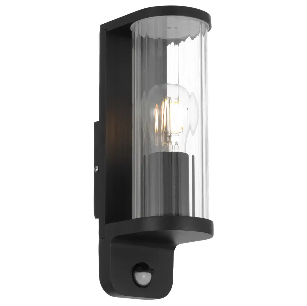 [THIRLO EXS-BK] THIRLO EXTERIOR SENSOR WALL LIGHT (BLACK).webp