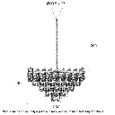 DOREZA 50CM PENDANT LIGHT Line Drawing.webp