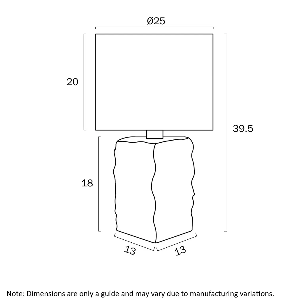 CELSUS TABLE LAMP SMALL Line Drawing.webp