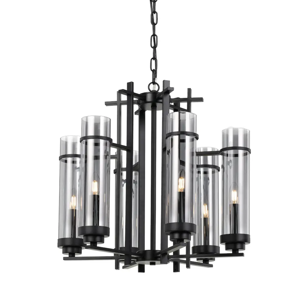 [BURGESS PE06-BK] BURGESS 6 PENDANT LIGHT.webp