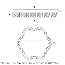 JURA 50CM CTC CEILING LIGHT Line Drawing.webp