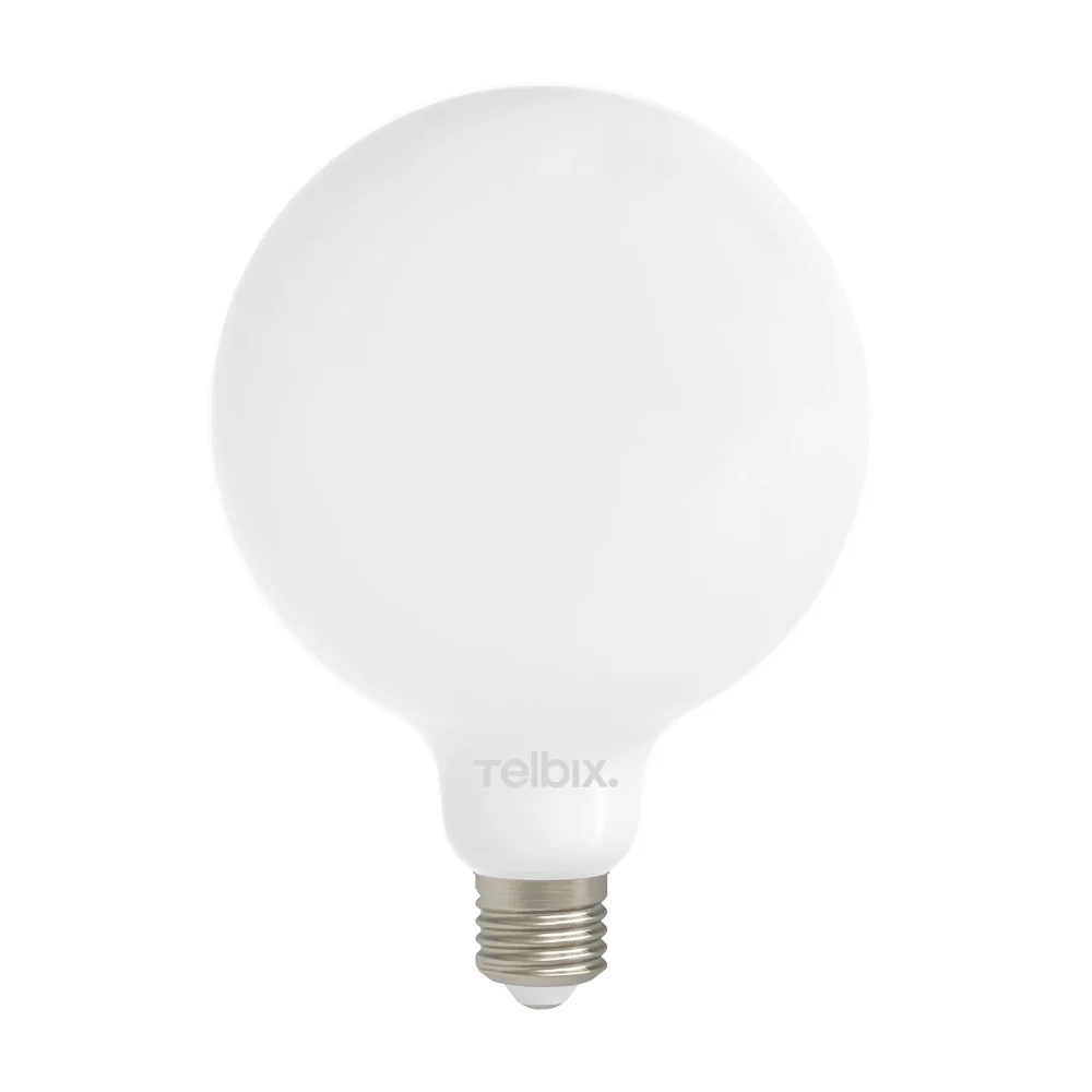 E27 G125 8w LED GLOBE MILK DIM 4000K