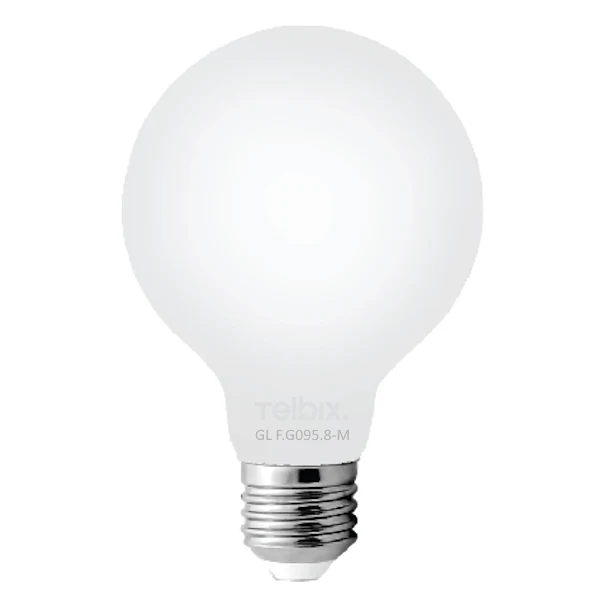 E27  G95 8w LED GLOBE MILK DIM 4000K