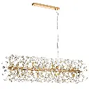 LERIDA 12 LIGHT RECTANGULAR PENDANT