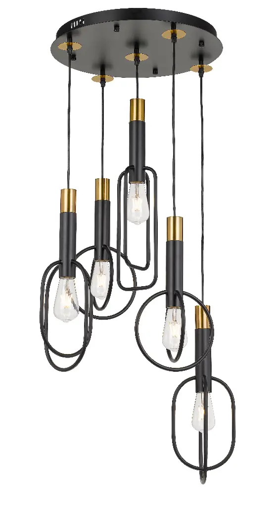 MARVIN 5 LIGHTS PENDANT