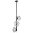 ZECCA 3 LIGHT VERTICAL PENDANT