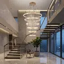 HAILO 6 RING GOLD PENDANT 