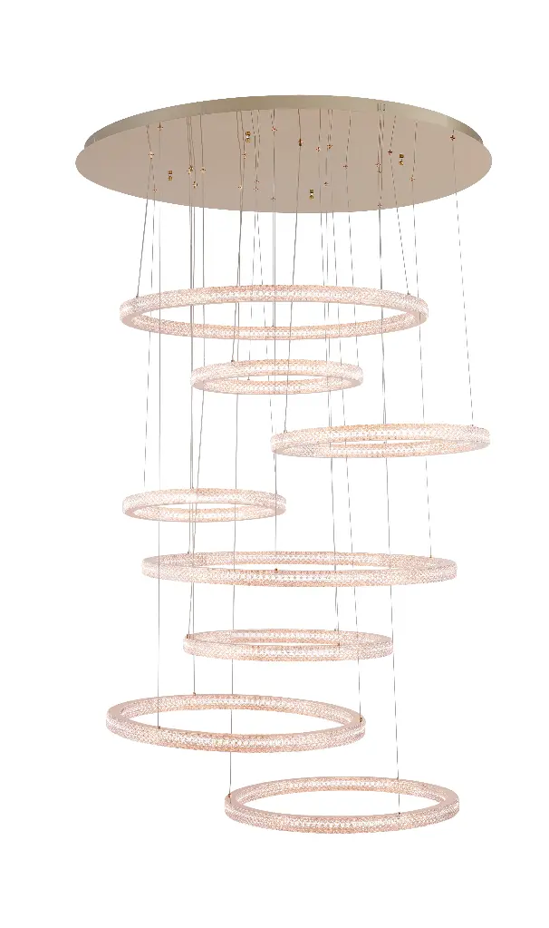 HAILO 8 TIER GOLD PENDANT