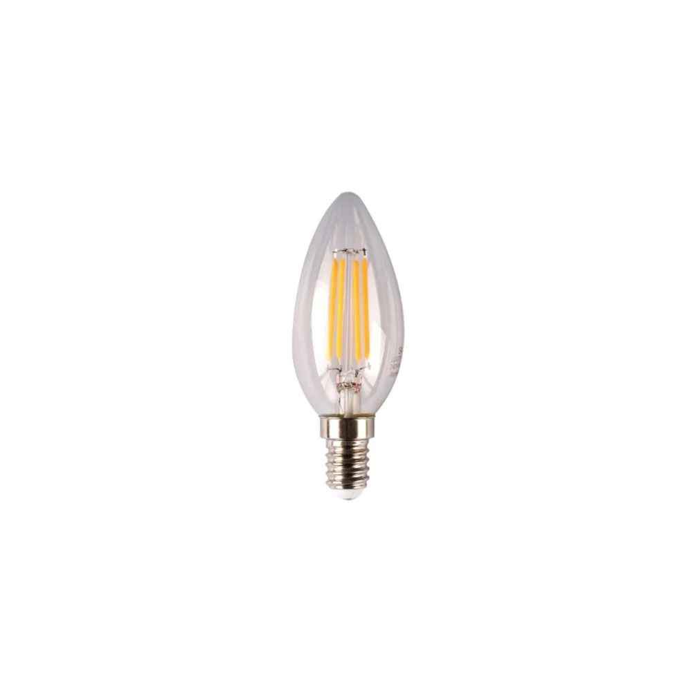 CANDLE E14 4W LED GLOBE WARMWHITE DIMMABLE