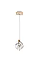 ADRIANA GOLD 1 LIGHT PENDANT