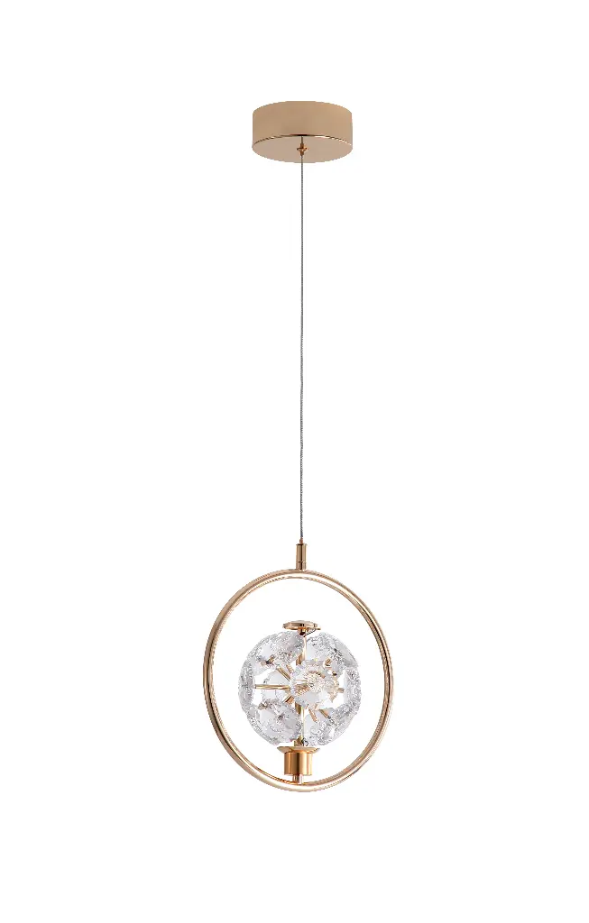 JOLIE GOLD 1 LIGHT PENDANT