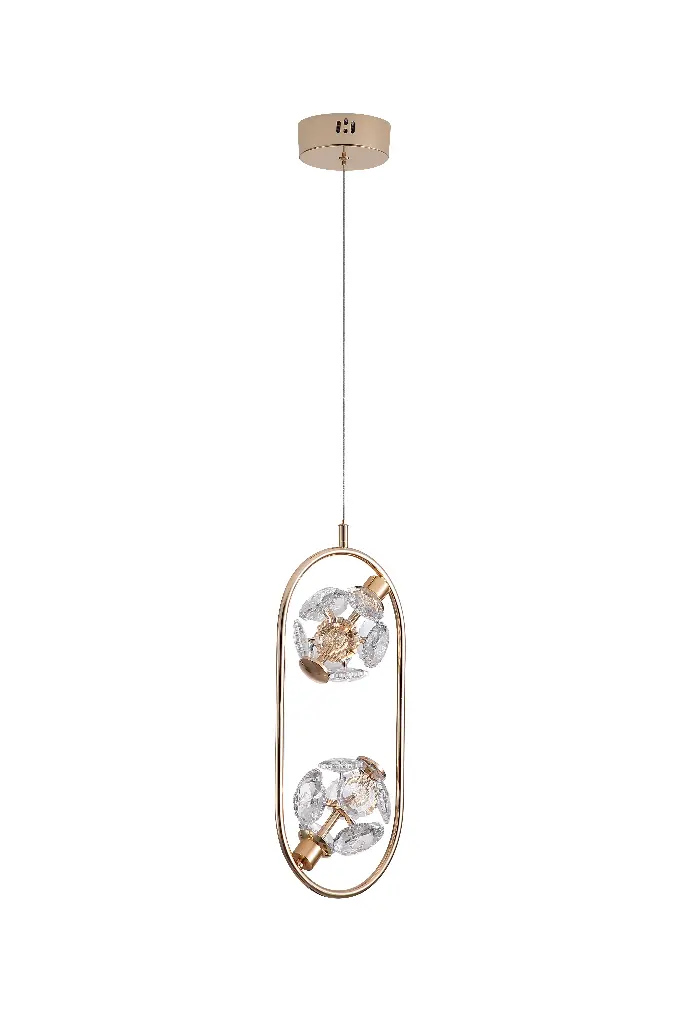 JOLIE GOLD 2 LIGHT PENDANT
