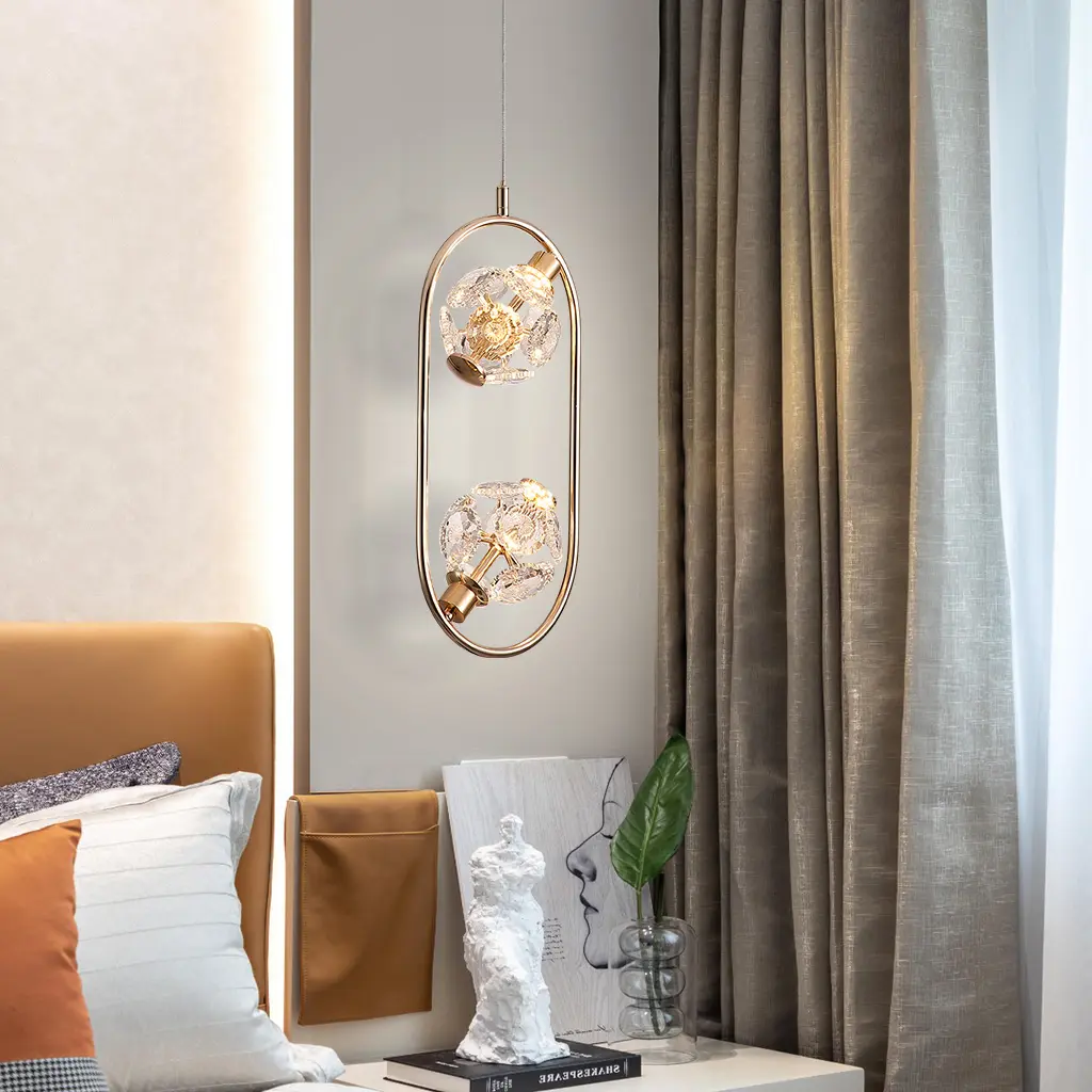 JOLIE GOLD 2 LIGHT PENDANT