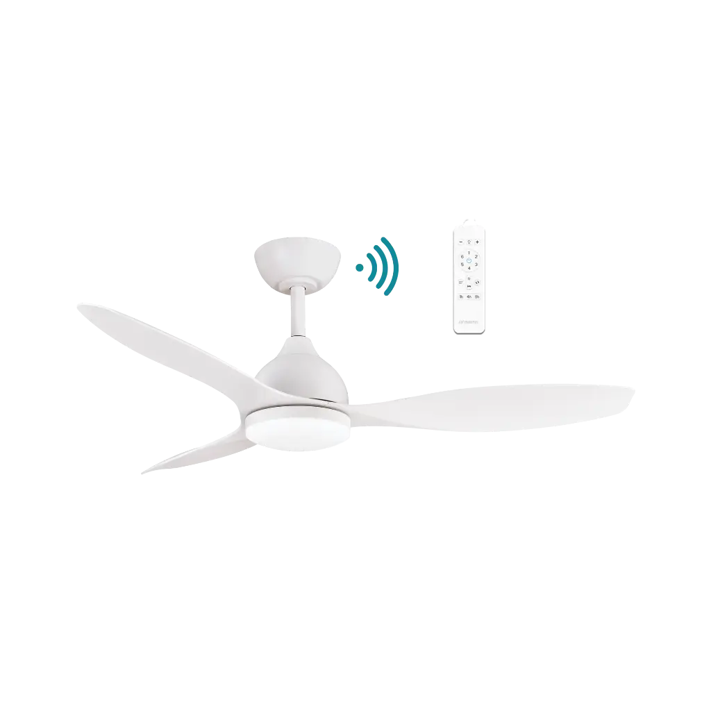 ELITE DC WHITE 48″ SMART CEILING FAN + LED LIGHT