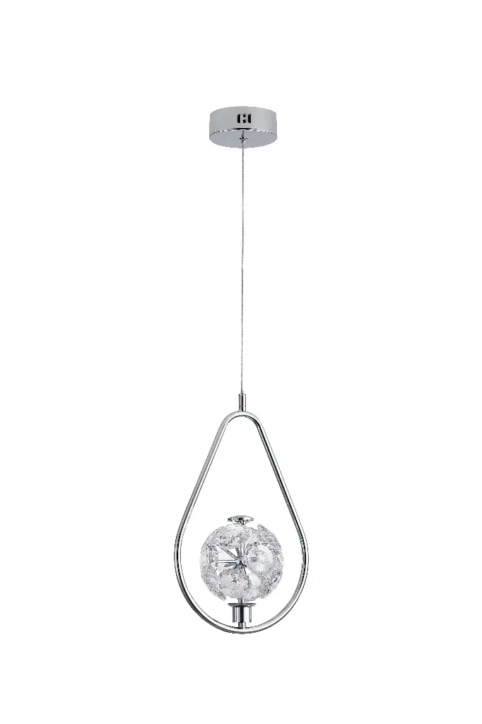 MARGOT 1 CHROME PENDANT