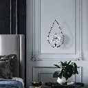 MARGOT 1 GUNMETAL PENDANT