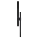 EBIZA 2 LIGHT EXTERIOR WALL LAMP