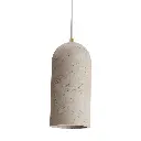 INSPIRE 1 LIGHT TRAVERTINE PENDANT