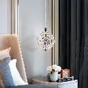 ADRIANA GUN METAL 1 LIGHT PENDANT