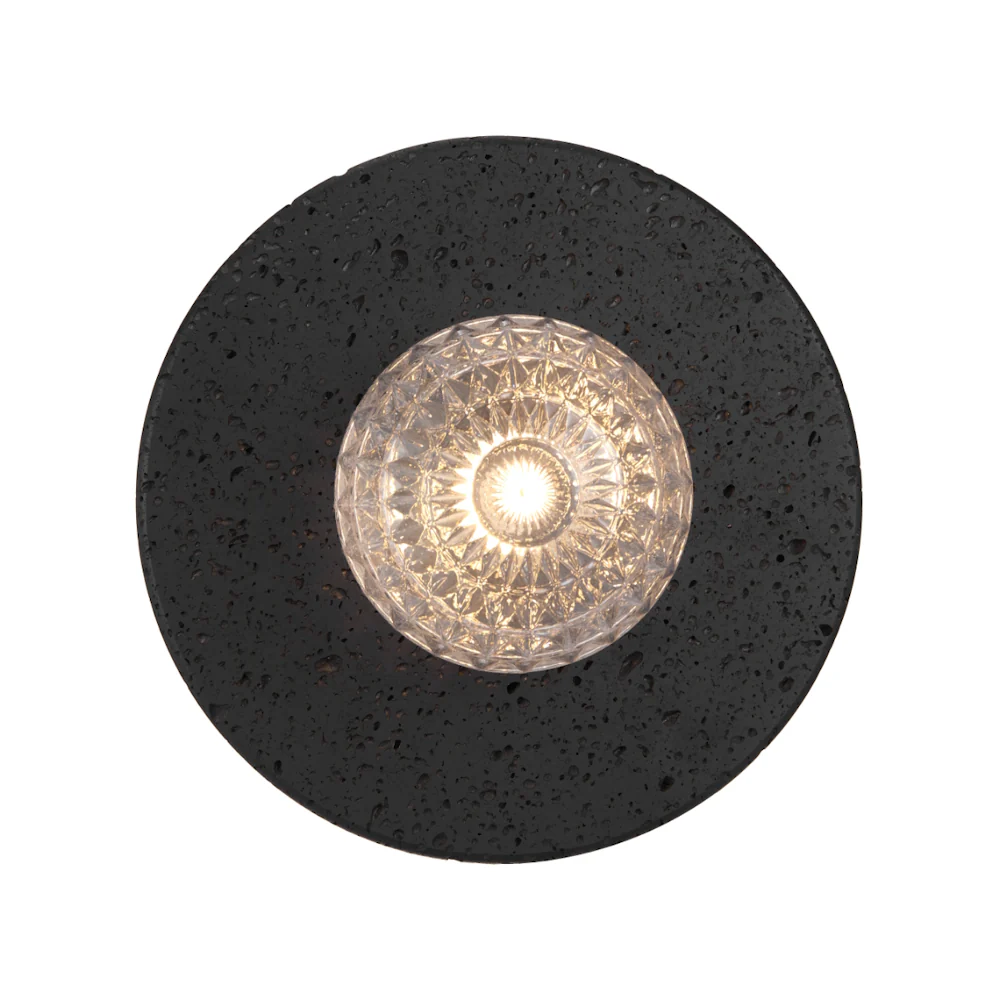 VARON WALL LIGHT BLACK TRAVERTINE