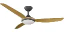 Calibo Condor 52" DC Smart Ceiling Fan with LED Light and Remote Control | Bamboo