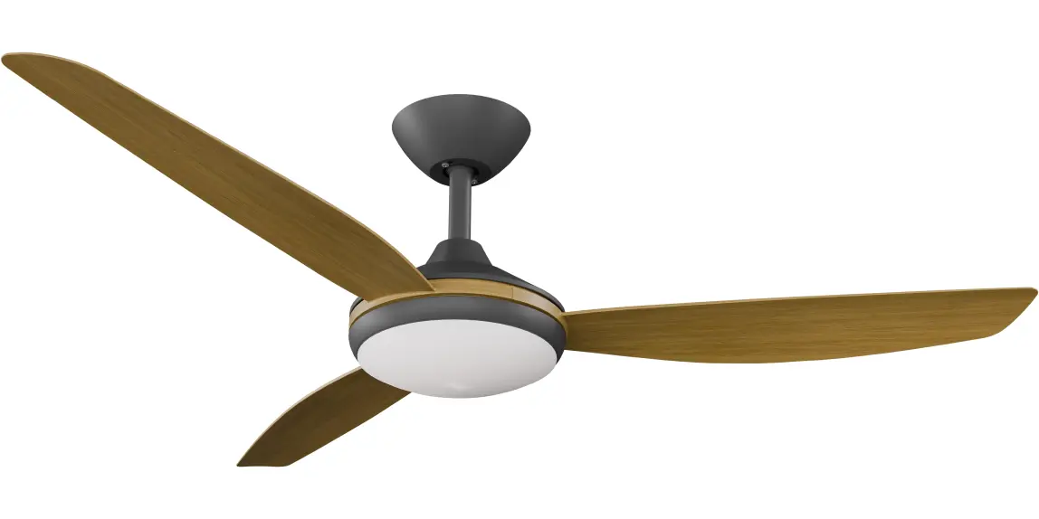 Calibo Condor 52" DC Smart Ceiling Fan with LED Light and Remote Control | Teak