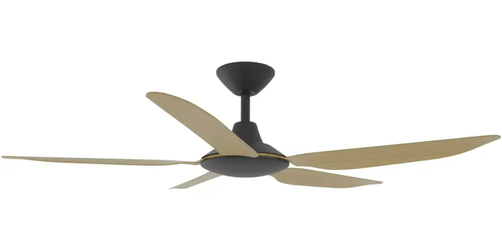 Calibo Storm 48" (1220mm) 5 Blade Indoor/Outdoor DC Ceiling Fan and Remote | Bamboo