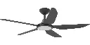 Calibo Storm 52" (1320mm) 5 Blade 18W Tricolour LED Light Indoor/Outdoor DC Ceiling Fan & Remote