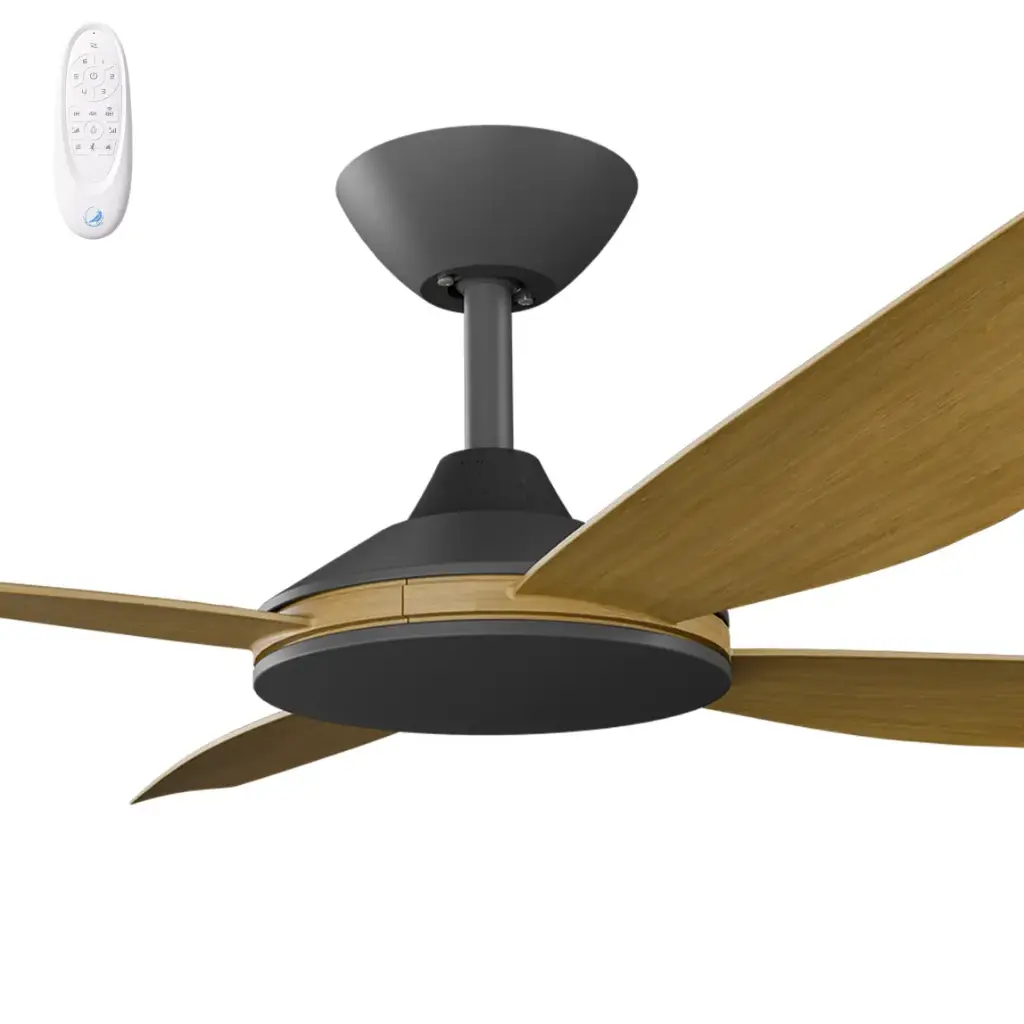 Calibo Vanga 48" DC Smart Ceiling Fan with Remote Control | Teak