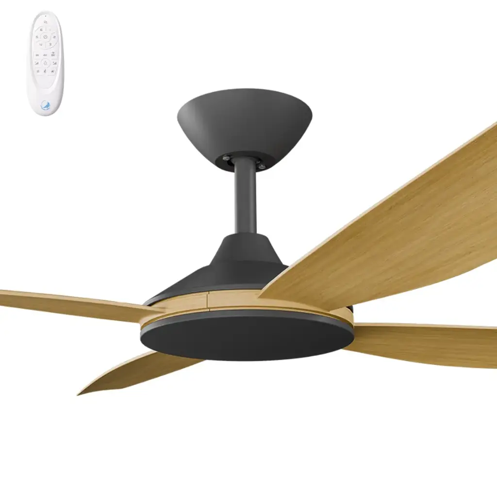 Calibo Vanga 52" DC Smart Ceiling Fan with Remote Control | Bamboo