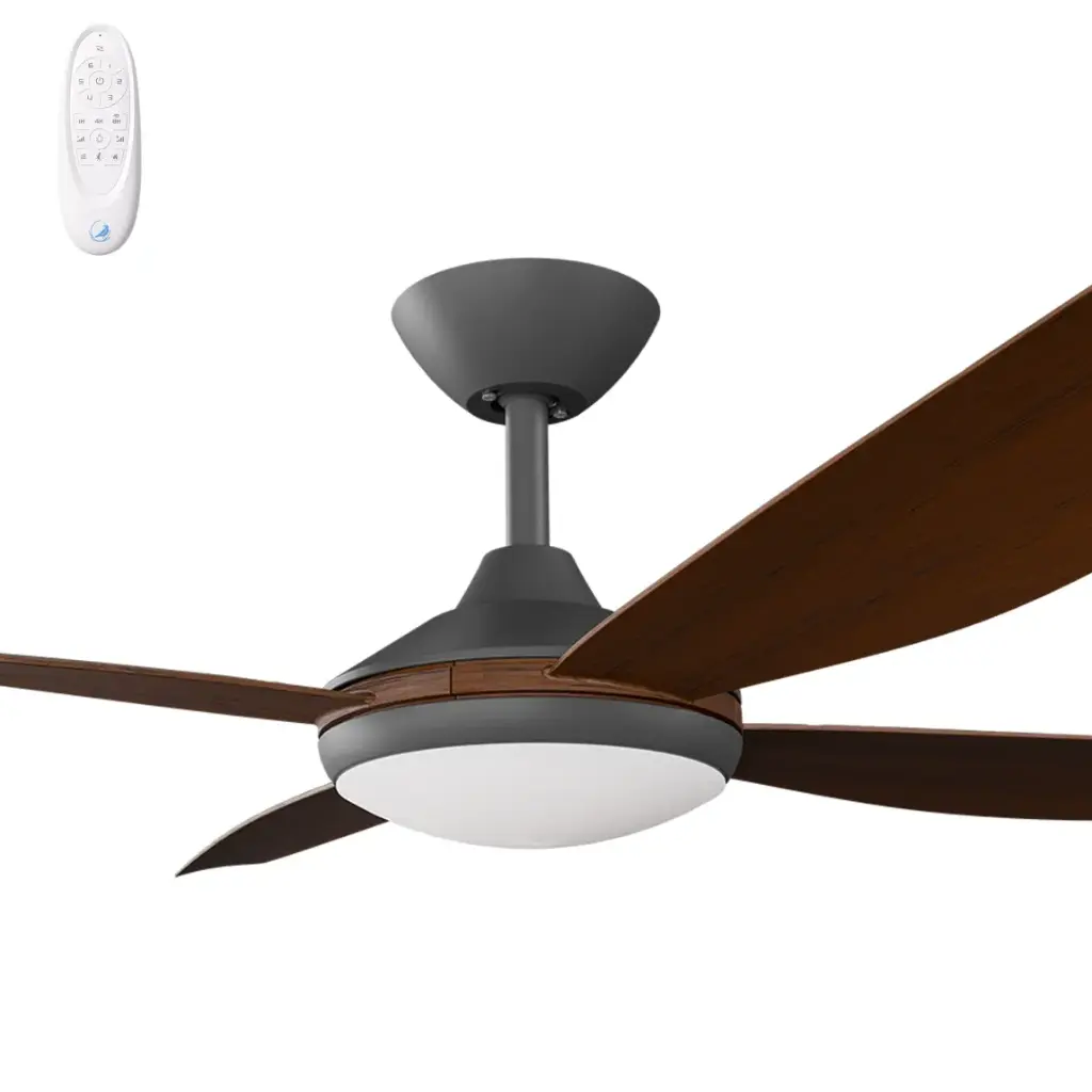 Calibo Vanga 56" DC Smart Ceiling Fan with LED Light and Remote Control | Koa