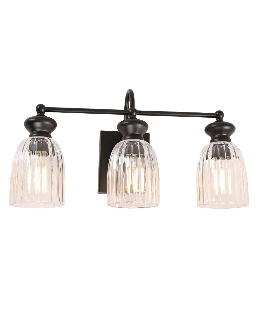 SINO TRIPLE SHADE WALL LIGHTS