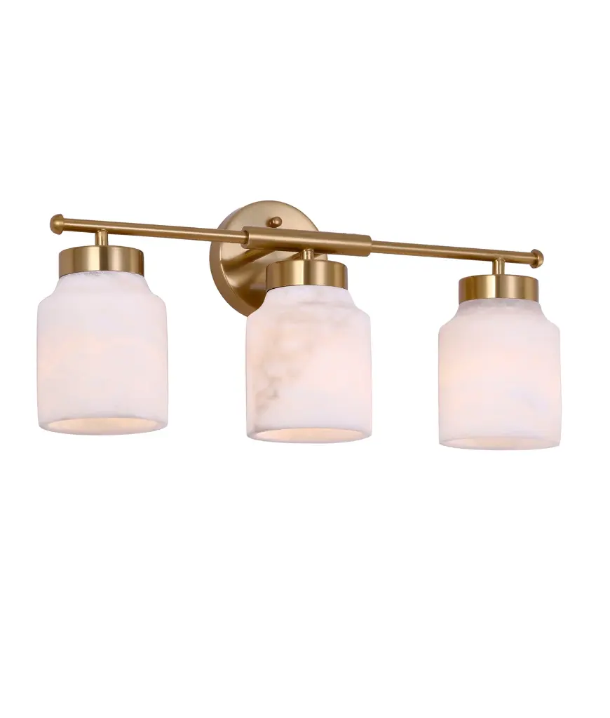TUFO WHITE JAR ALABASTER WALL LIGHT
