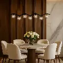 ORTON 7 LIGHT PENDANT BLACK