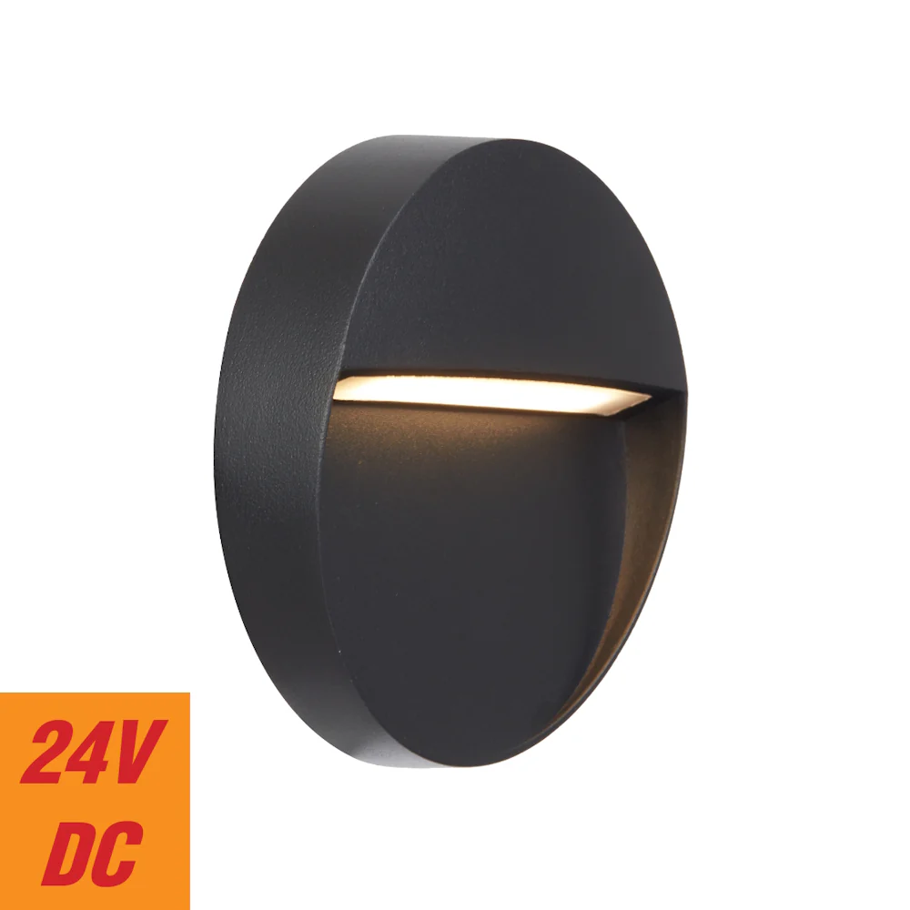 TERIN EXTERIOR ROUND WALL LIGHT 