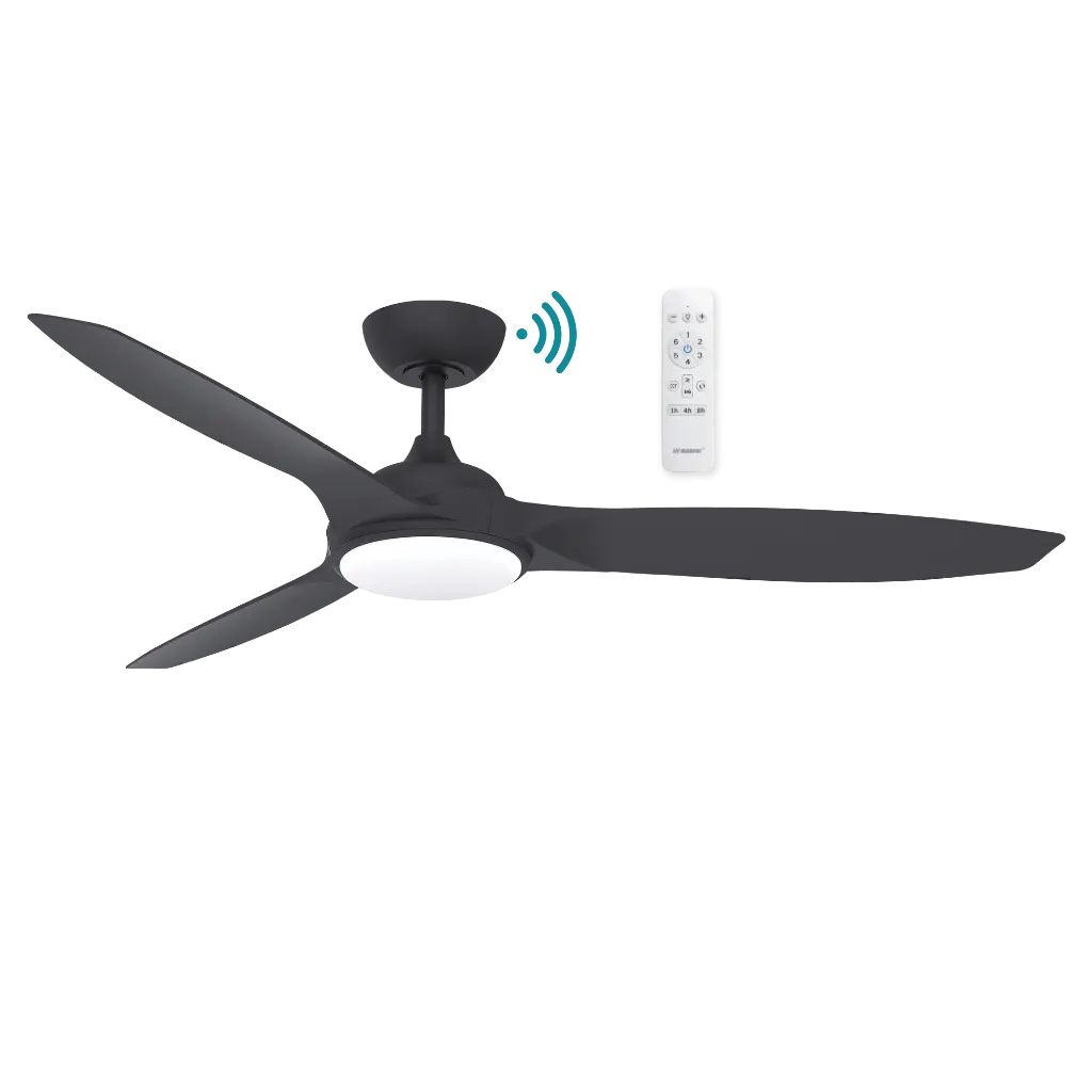 NEWPORT 56" DC SMART CEILING FAN WITH WIFI REMOTE CONTROL + LED LIGHT