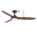 NEWPORT 56" DC SMART CEILING FAN WITH WIFI REMOTE CONTROL + LED LIGHT | TIMBER
