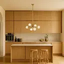 FELTON 6 LIGHT PENDANT ANTIQUE GOLD