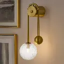FELTON ARM WALL LIGHT ANTIQUE GOLD