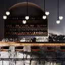 GASTON 2 LIGHT PENDANT BLACK