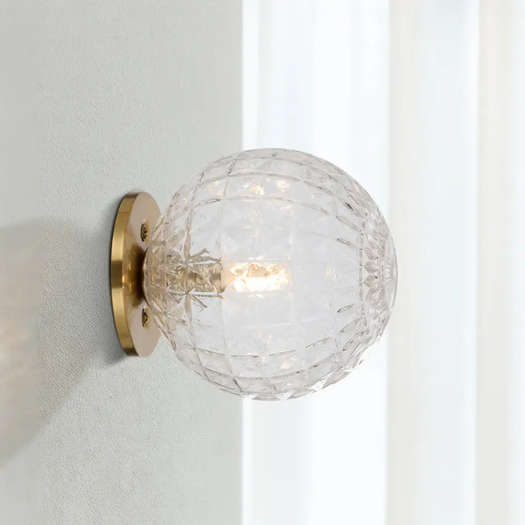 GASTON WALL LIGHT ANTIQUE GOLD