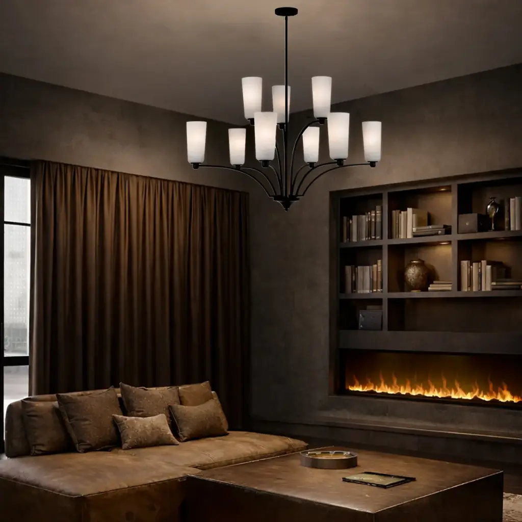 BREVAN 9 LIGHT PENDANT