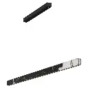 LANNER 2000MM BLACK MARBLE LINEAR PENDANT