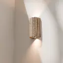 ORVILLE RIBBED TRAVERTINE WALL LIGHT