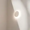 ORVILLE 200MM TRAVERTINE ECLIPSE WALL LIGHT