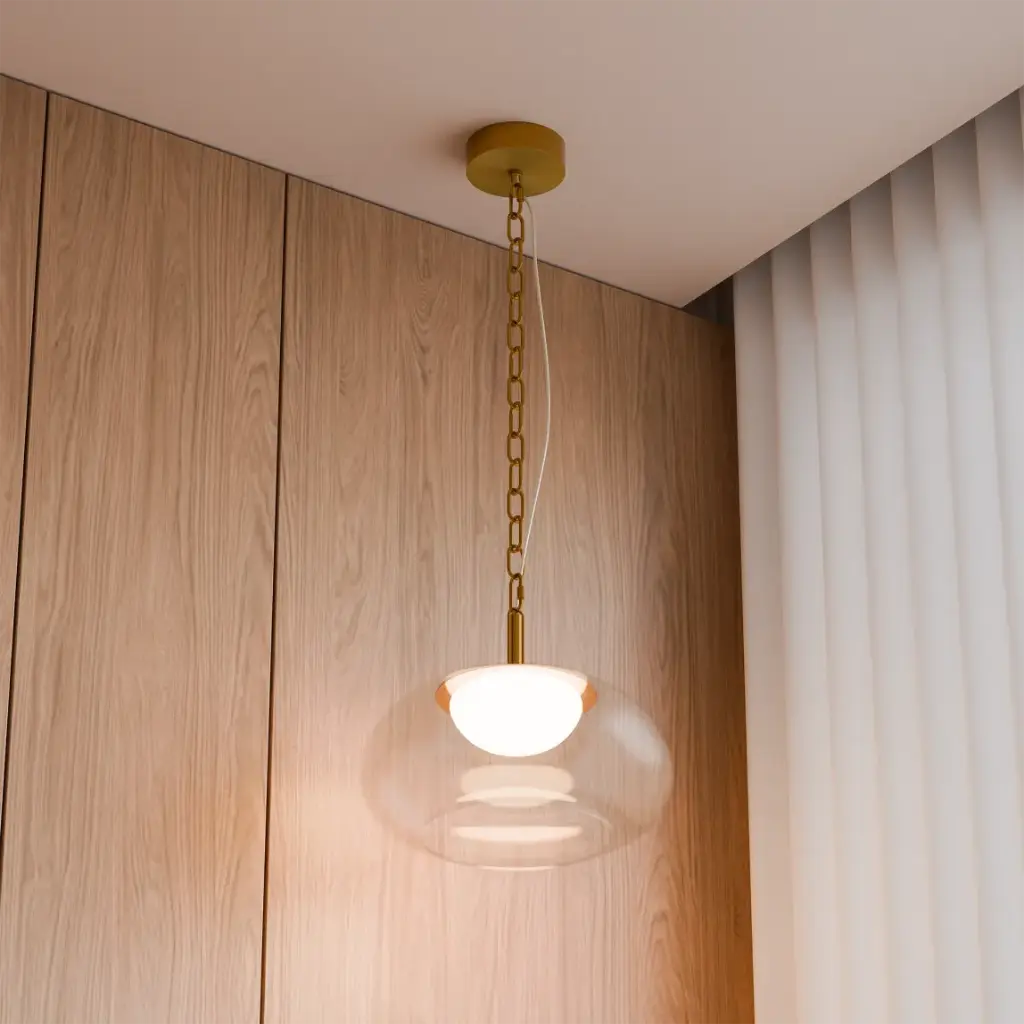 BOWER ALABASTER DOME PENDANT