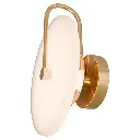 BOWER 250MM ALABASTER ARM WALL LIGHT
