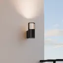 BRIGHT 1 BLACK CYLINDER WALL LIGHT