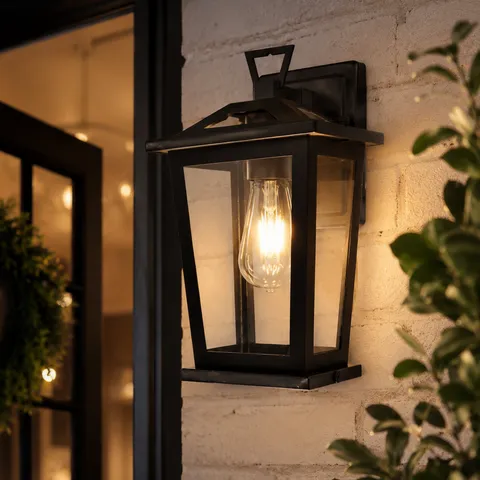 TRINITY W1 BLACK WALL LIGHT