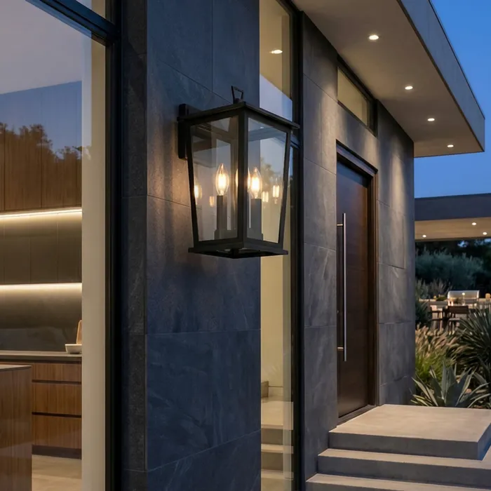 TRINITY W3 BLACK WALL LIGHT